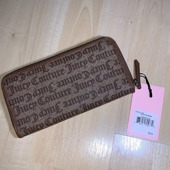 JUICY COUTURE GOTHIC STATUS Our Zips Large Wallet - Picture 2 of 6